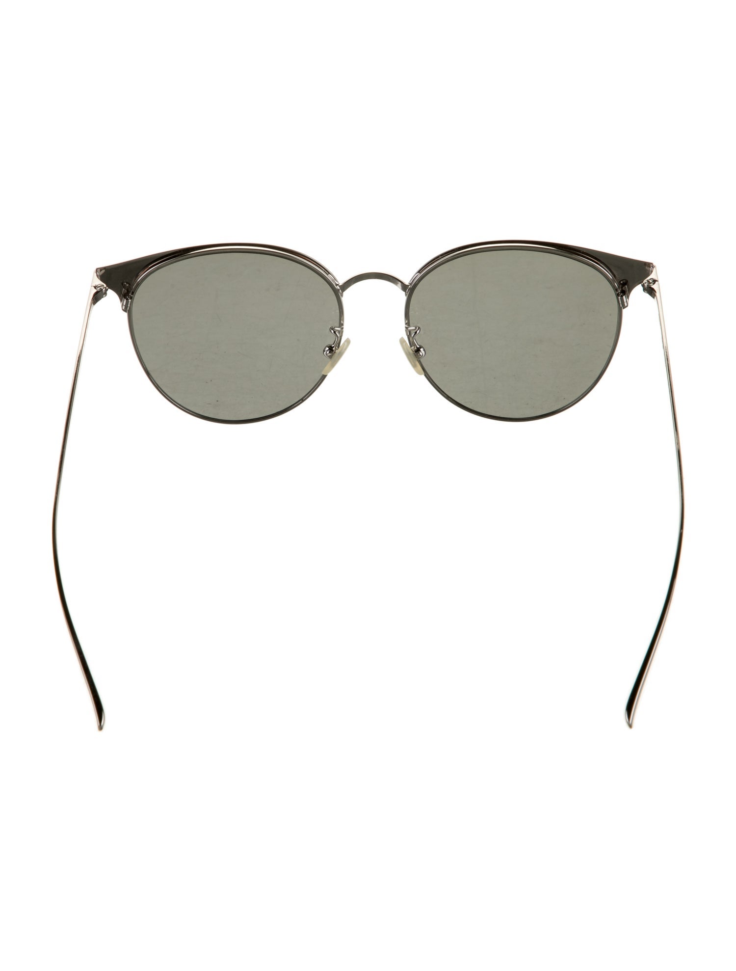Saint Laurent Round Mirrored Sunglasses